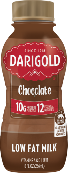 Product image of Darigold Low Fat Chocolate Milk in an 8 ounce bottle