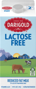Product image of Darigold lactose free reduced fat milk carton in the 59oz size