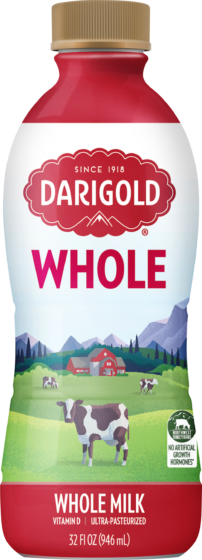 Product image of Darigold Whole milk bottle in the quart size
