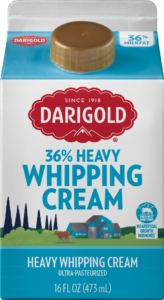 Product image of Darigold 36% Heavy Whipping Cream in a 16 ounce carton