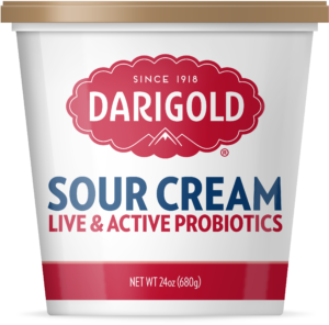 Product image of a 24 ounce tub of Darigold Sour Cream.