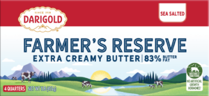 Product image of Darigold Salted Farmer's Reserve Butter in 1 pound quarters