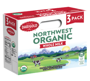 Organic Whole Milk Half Gallon Carton 3 Pack