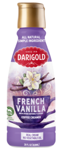 Product image of a 28 ounce bottle of Darigold French Vanilla Coffee Creamer