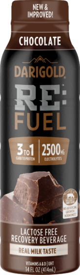 Product image of Darigold Chocolate Re:Fuel in a 14 ounce bottle
