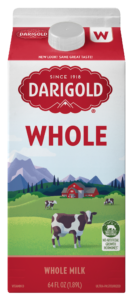 Product image of Darigold whole milk in a half gallon carton