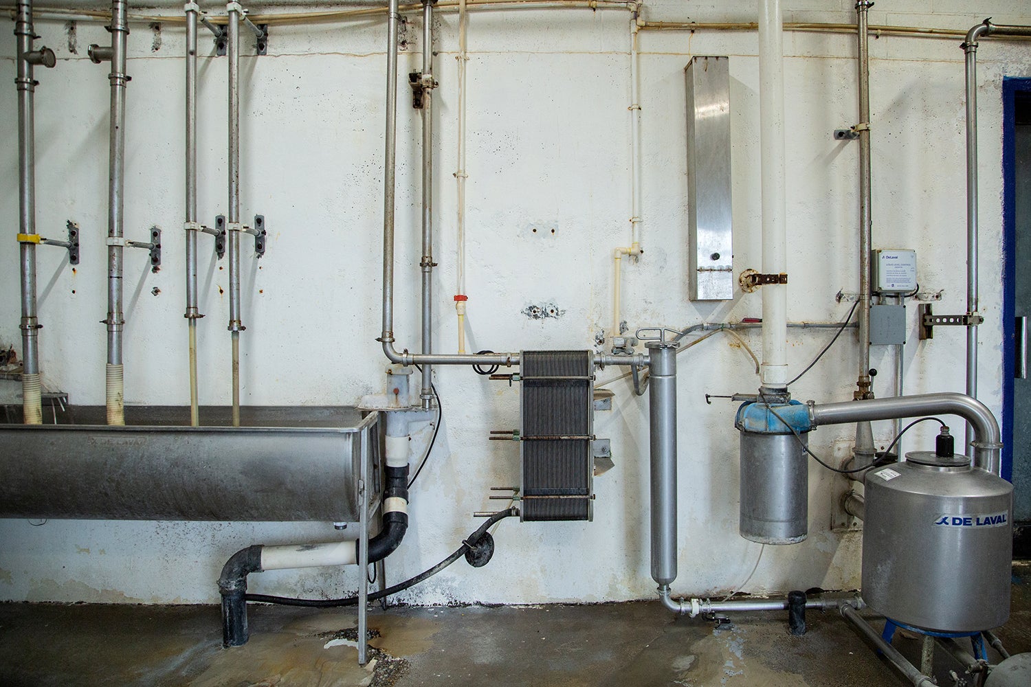 Cooling equipment in a dairy