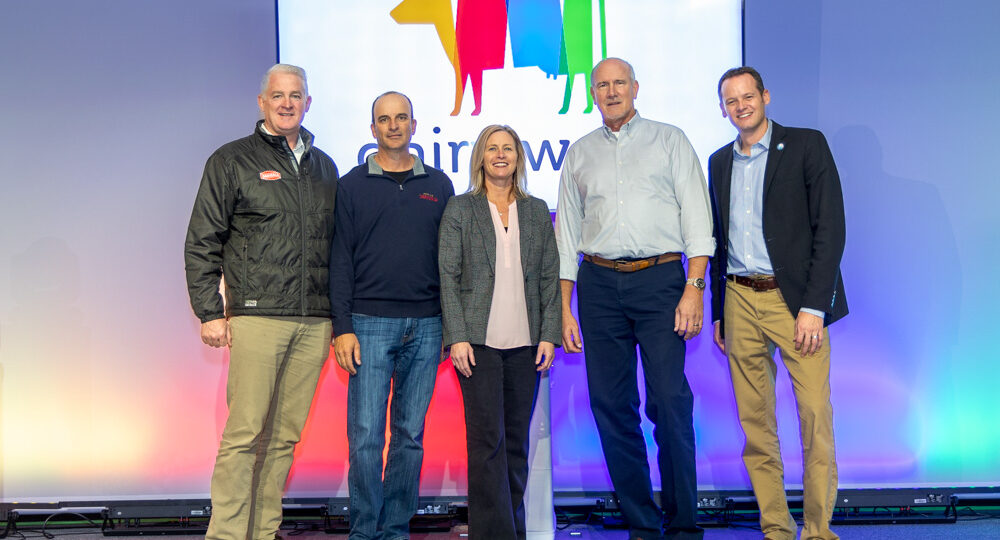 Group of employees posing for the camera