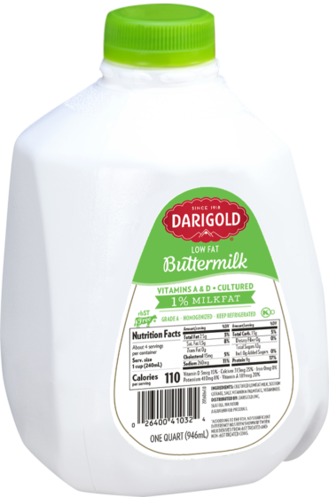 Buttermilk 1% Half-Gallon