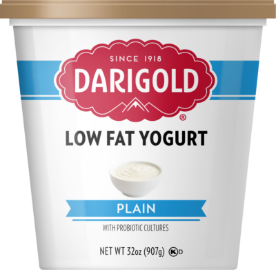 Product image of Darigold plain yogurt in a 32 ounce tub