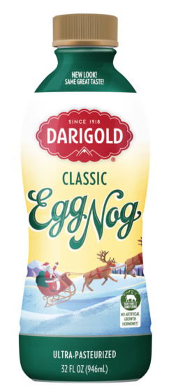 Product image of a 32 ounce bottle of Darigold's classic eggnog