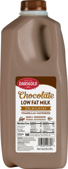 Chocolate Milk | 1% Low Fat | Half Gallon Jug