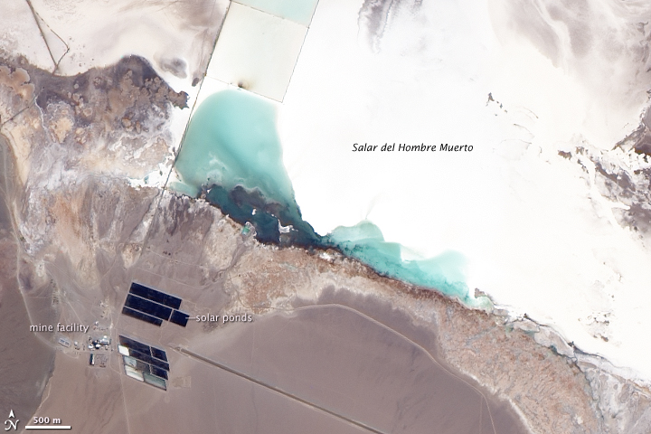 Image of a lithium mine in Argentina