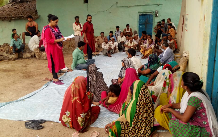 A group of Indian dairy farmers