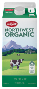 Product image of Darigold Northwest Organic Low Fat Milk in a 59 ounce carton