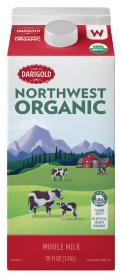 Product image of Darigold Northwest Organic Whole Milk in a 59 ounce carton