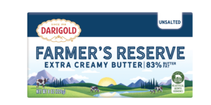 Product image of an 8 ounce pack of Darigold Farmer’s Reserve Unsalted Butter