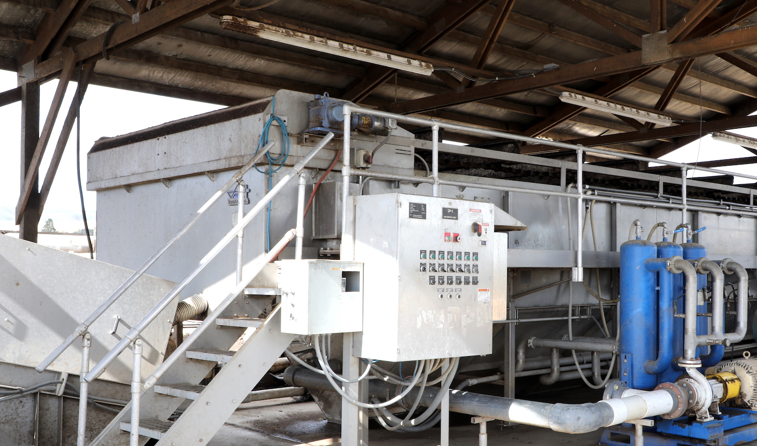 Technical equipment at a dairy farm