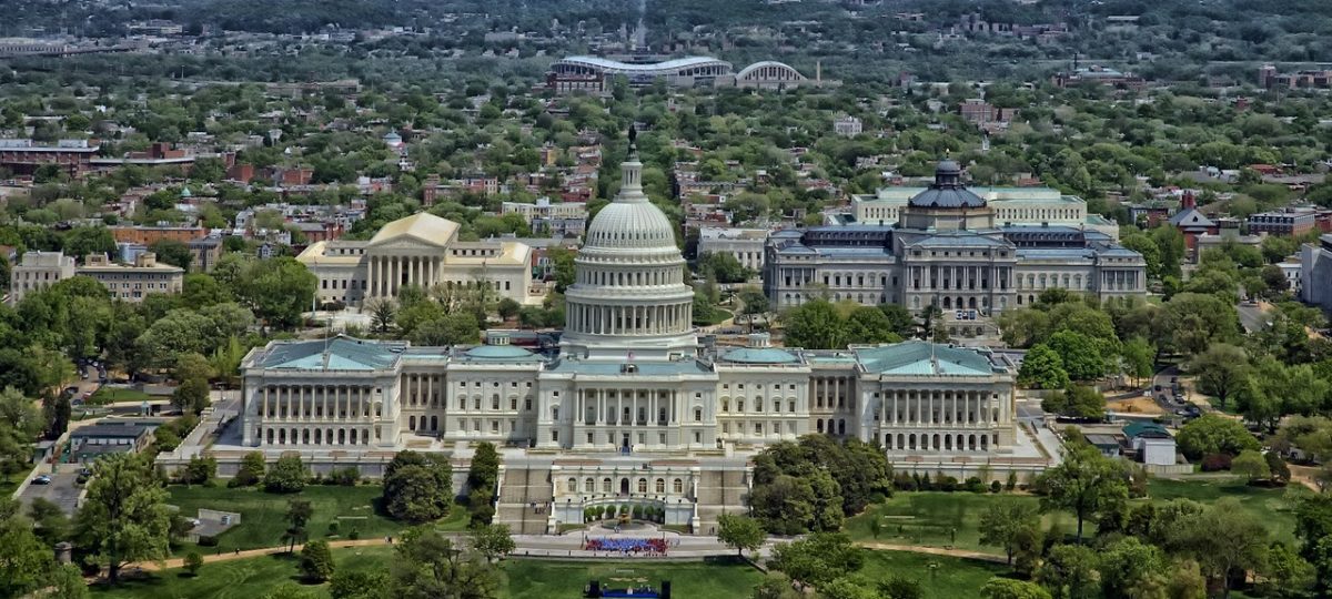 Washington DC aerial image