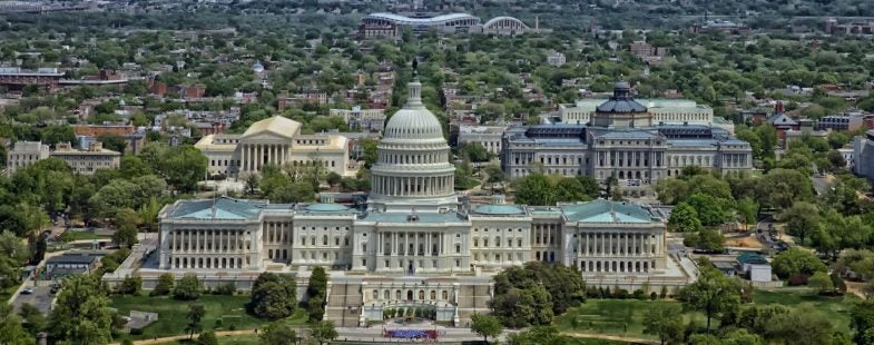 Washington DC aerial image